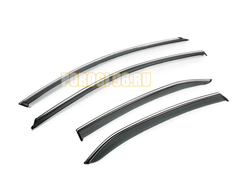 Дефлектор окон с молдингом для Toyota Camry 2018-