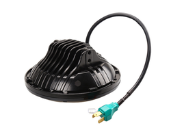 Светодиодная фара GSR-LED-7 дюймов-75W-RL Black, CREE, DRL, 1шт