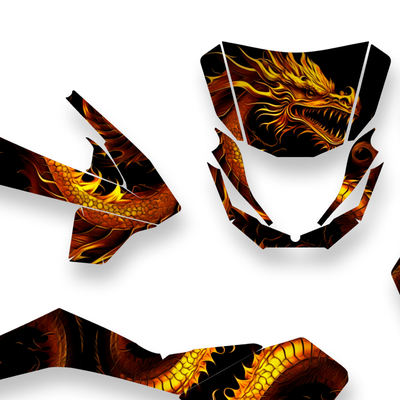 Наклейки на питбайк SSSR Core, Ataki Evolution 2023, ROCKOT RENTAL 125 Axis, Regulmoto pilot Five 2023, PRB pro #4987