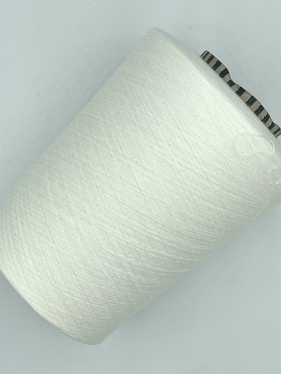 EMILCOTONI SPA art. CASHCOTTON Nm. 2/60 ХЛОПОК 85%, КАШЕМИР 15%  3000 метров в 100 граммах, цв. 01 БЕЛЫЙ