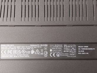 ASUS ROG Strix G815LR-S9105 ( 18.0 WQXGA IPS 240Hz Ultra 9 275HX RTX5070 Ti (12Gb) 32Gb 1024SSD )