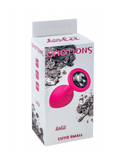 АНАЛЬНАЯ ПРОБКА EMOTIONS CUTIE SMALL PINK BLACK CRYSTAL 4011-02LOLA