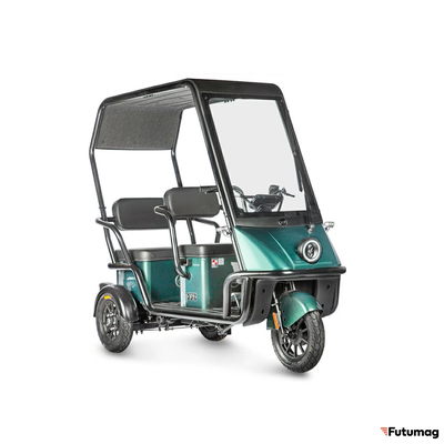 Электротрицикл Wanshida NIPLA 500 60V 1000Вт зеленый