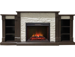 Электрокамин Моника LUX AO M4 с очагом Sparta 25.5 LED