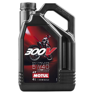 Масло моторное для 4-x тактных двигателей Motul 5W40 300V 4T OFF ROAD OFF ROAD RACING - 4 Л (104135)