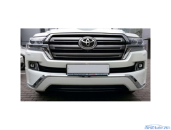 Передний обвес Toyota Land Cruiser 200 Executive White белый