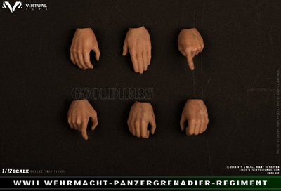 Немецкий солдат 1/12 scale POCKET ELITE SERIES WWII German Army Wehrmacht VG002 VTS TOYS