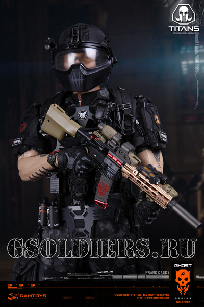 Коллекционная фигурка 1/6 GHOST SERIES - TITANS PMC - Frank Casey (SF002) - DAMToys