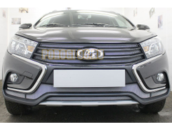Защита радиатора Lada Vesta Cross 2018- / Vesta SW Cross 2018- chrome боковые
