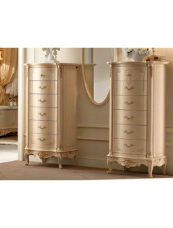 КОМОД ВЫСОКИЙ УЗКИЙ CPRG08/L (L66*P49*H139) LACCATO VALDERAMOBILI