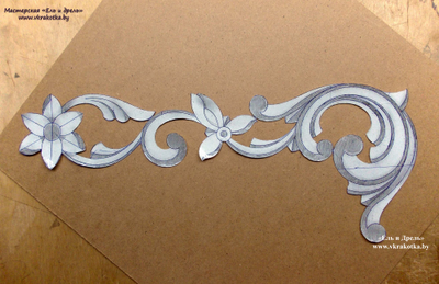 Ламинированный шаблон для резьбы своими руками