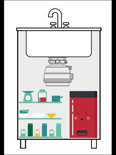 Сверхкомпактный измельчитель пищевых отходов STATUS  NEXT 200 Compact