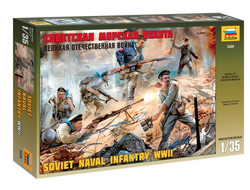 Сборная модель: (Звезда 3520) Советская морская пехота. Великая отечественная война