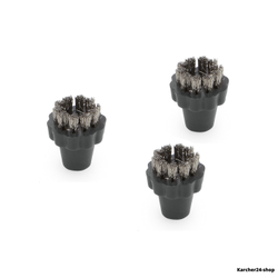 Комплект круглых щеток со щетиной из нержавеющей стали, 3 шт (2.863-007.0)