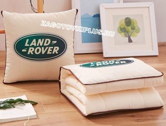 Подушка - одеяло с логотипом LAND ROVER
