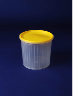 Банка 500 мл. круглая с крышкой/10шт. в упаковке