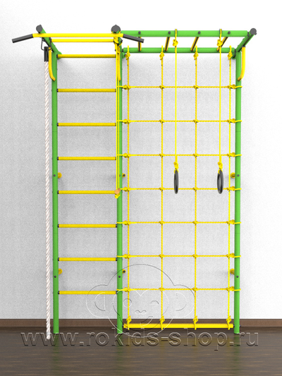 ДСК-6.01.с "Роки с рукоходом" (вяз. сетка) от Rokids - вид спереди, зеленый