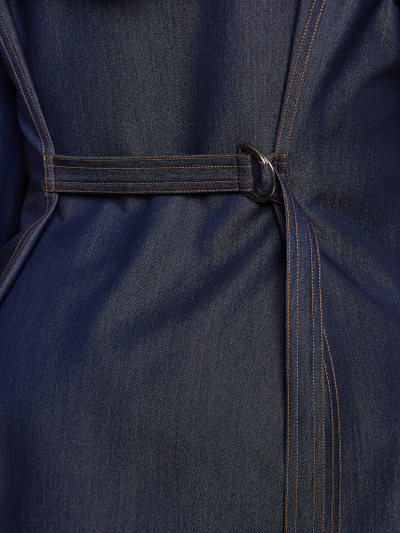 Рубашка цвета деним