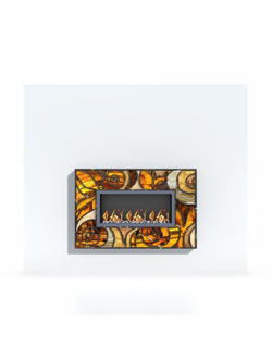 стены Оформление у камина 100