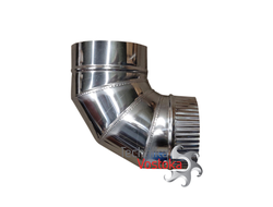 Отвод дымовой трубы (100/180) к котлам KITURAMI (КИТУРАМИ)