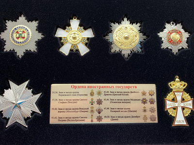 Коллекция "Ордена иностранных государств" в планшете! Часть 3-я. Муляжи.