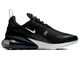 Купить оригинал найк аир макс Кроссовки Nike Air Max 270 Black Summit White женские AH6789-001