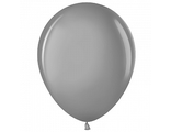 Шар (10''/25 см) Серебро металлик, 100 шт.