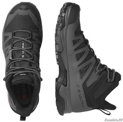 SALOMON X ULTRA 4 GORE-TEX MID BLACK/GREY Мужские