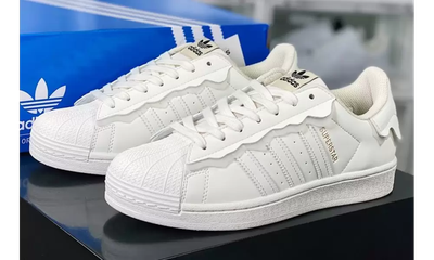 Adidas Superstar J All White