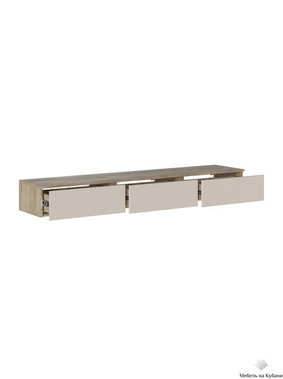 Бохо ТМ-003 тумба под ТВ Дуб Крафт Серый/Кашемир