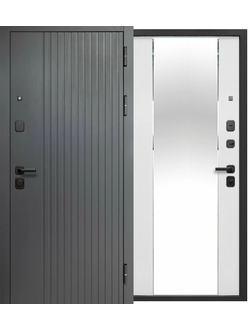 ТАЙГА 10 CM  2МДФ Эмалит белый \Зеркало