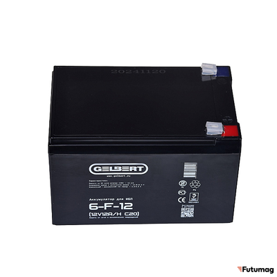 Аккумулятор для ИБП Gelbert 6-F-12 (12V12A/H C20)