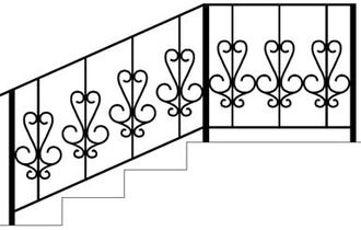 Перила сварные ПС-30