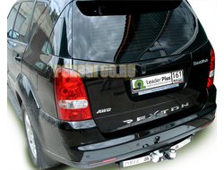 Фаркоп с нержавеющей пластиной Лидер-Плюс для SsangYong Rexton/SsangYong Kyron (2005-2015)