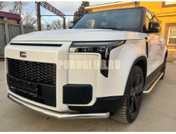Защита переднего бампера Папа Тюнинг d60 для ROX 01 2024-