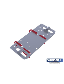 Площадка для снегоотвала Rival 4.0003.3 для YAMAHA Grizzly 700/550/Kodiak // Все ATV 2007- // HONDA TRX 680 FA 2012- (Сталь) (350*130*30)