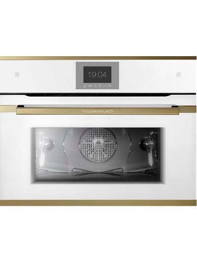 Компактный духовой шкаф с паром Kuppersbusch CBD 6550.0 W4 Gold