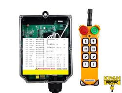 Комплект радиоуправления для кран-балки F24-8D (двухскоростной +2 кнопки)