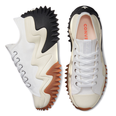 Купить онлайн низкие кеды на платформе Converse Run Star Motion 172896C