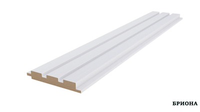 ПАНЕЛЬ СТЕНОВАЯ РЕЕЧНАЯ  МДФ Белое Дерево 2800X119X16