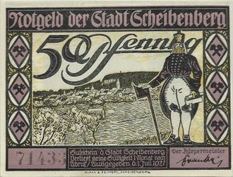 50 пфенингов. Германия, 1921 год