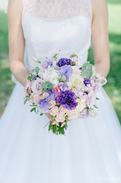 Букет невесты & Бутоньерка № 1347