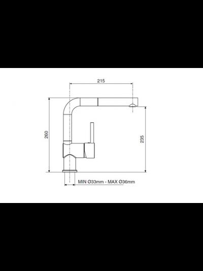 Смеситель Reginox GARDA chrome