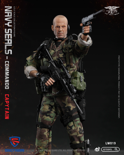 Капитан "морских котиков" США - Коллекционная фигурка 1/12 SCALE SEAL Special Assault Team Captain (LW019) - CRAZY FIGURE