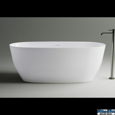 Astra-Form ванна Атрия Solid Surface 180/80 см с интегрированным переливом, белая матовая