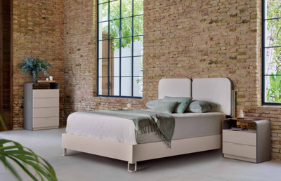 КРОВАТЬ ANNA 160*200 С ПОДСВЕТКОЙ НА НОЖКАХ