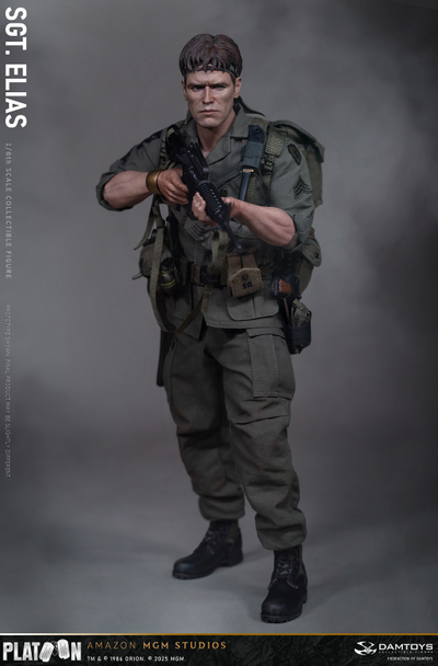 ПРЕДЗАКАЗ - Сержант Элиас Гродин ("Взвод", Platoon) - Коллекционная ФИГУРКА 1/6 scale Platoon Sergeant Elias (DMS047) - DAMTOYS ?ЦЕНА: 31700 РУБ.?