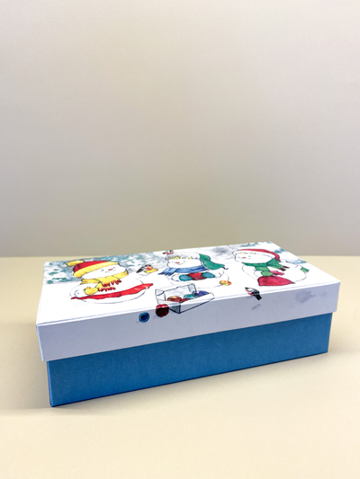 Комплект ёлочных игрушек "Снежная семейка"