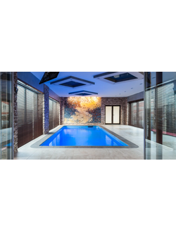 Композитный бассейн 7,86 х 3,66 х 1,25-1,72 "Марсель" Franmer