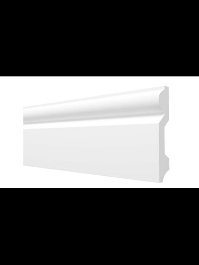 Напольный плинтус Decor-Dizayn DD137, для покраски, влагостойкий, ударопрочный, 2 метра